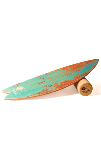 Ahoi Surf Balance Board / gebogen / Shape Thuna "Turquoi"