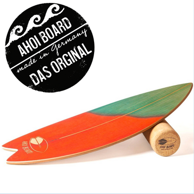 Ahoi Surf Balance Board / gebogen / Shape Thuna "Redwood"