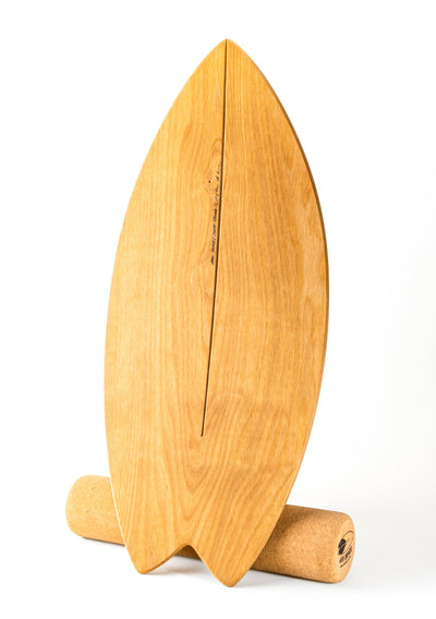 Ahoi Surf Balance Board / gebogen/ Shape Thuna "Nature Wood"